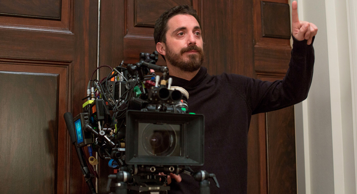 Pablo Larrain on the set of Jackie (2016)