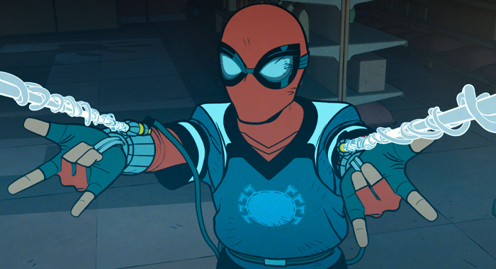 Peter Parker/Spider-Man (Hudson Thames) in Marvel Animation's YOUR FRIENDLY NEIGHBORHOOD SPIDER-MAN