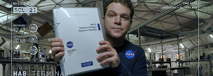 Matt Damon in The Martian (2015)