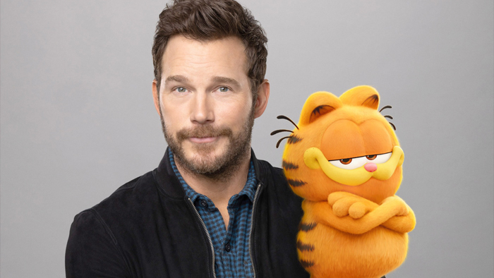 Chris Pratt and Garfield