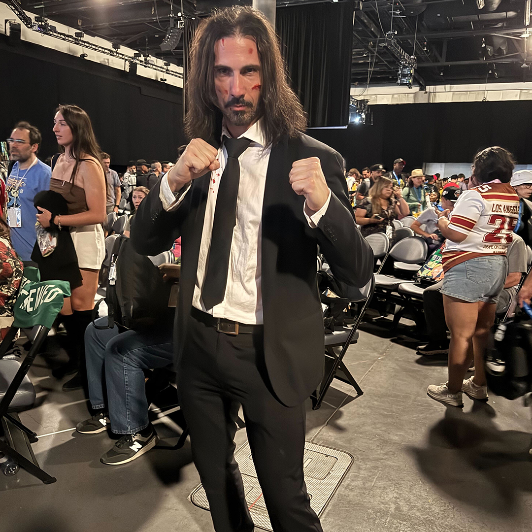 John Wick cosplayer (Photo by Kevin Williams)