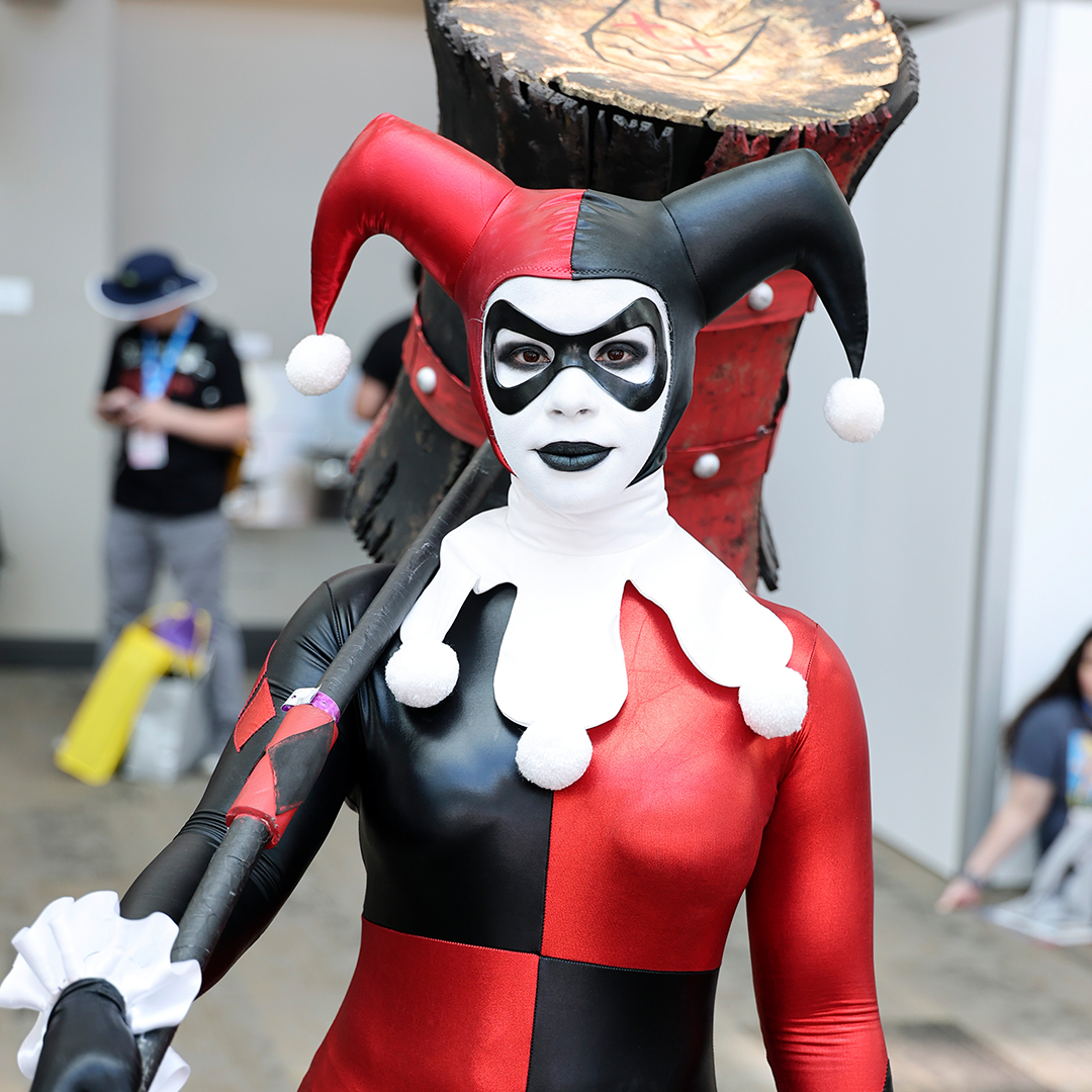 Harley Quinn cosplayer (Photo by Amy Sussman/Getty Images)