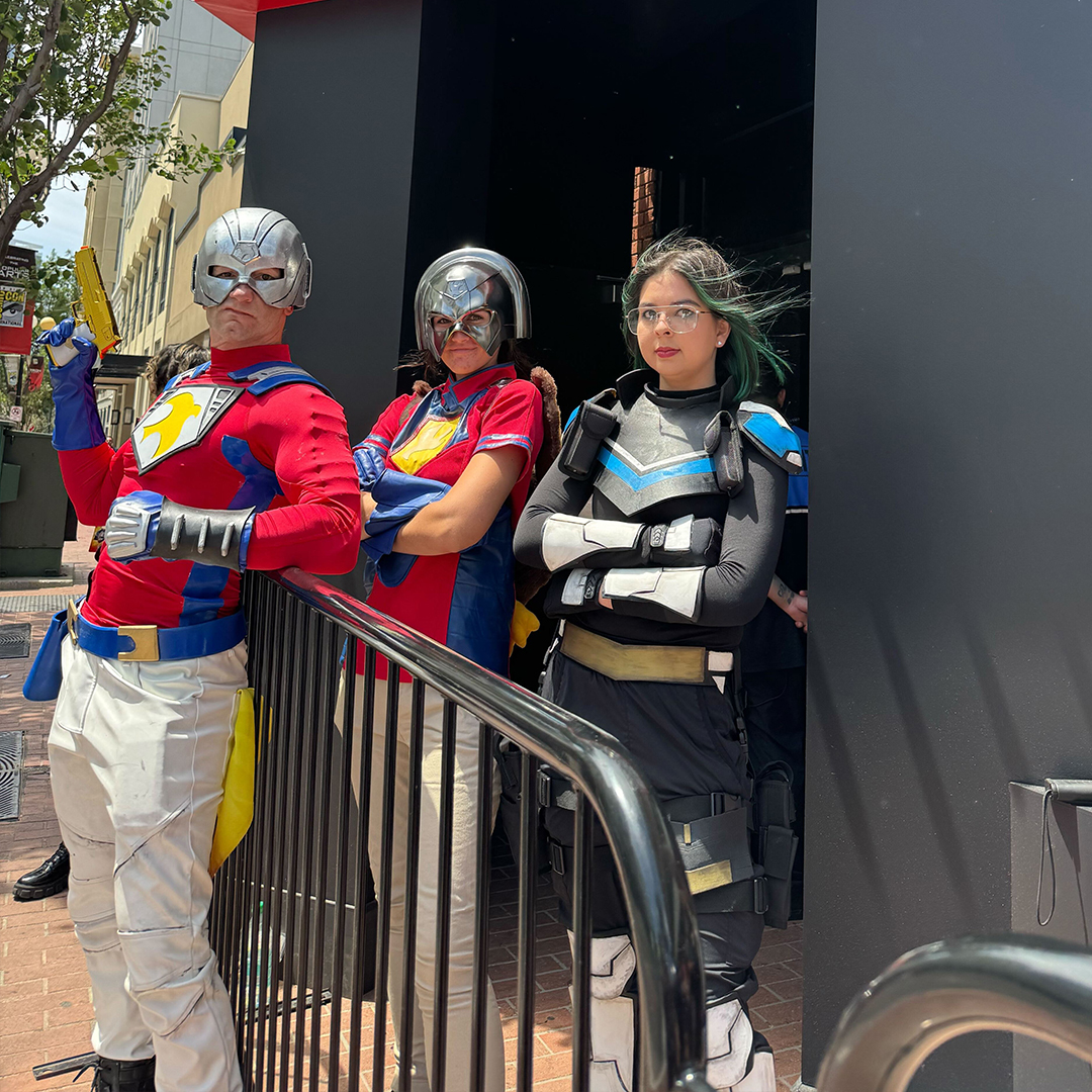 Peacemaker cosplayers (Photo by Kevin Williams)