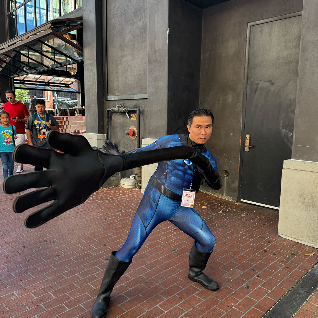 Reed Richards cosplayer (Photo by Kevin Williams)