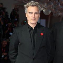 Joaquin Phoenix attends the "The Voice Of Hind Rajab" red carpet during the 82nd Venice International Film Festival on September 03, 2025 in Venice, Italy.