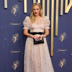 Abby Elliott attends the 77th Primetime Emmy Awards at Peacock Theater on September 14, 2025 in Los Angeles, California. (Photo by Savion Washington/Getty Images)