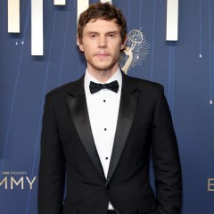 Evan Peters attends the 77th Primetime Emmy Awards at Peacock Theater on September 14, 2025 in Los Angeles, California.