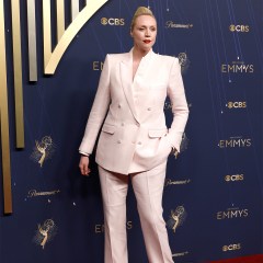 Gwendoline Christie attends the 77th Primetime Emmy Awards at Peacock Theater on September 14, 2025 in Los Angeles, California.