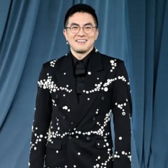 Bowen Yang at the Fifth Annual Academy Museum Gala held at the Academy Museum of Motion Pictures on October 18, 2025 in Los Angeles, California. (Photo by Gilbert Flores/Variety via Getty Images)