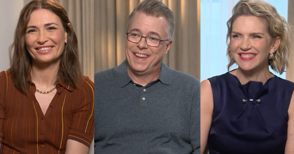 Vince Gilligan and Rhea Seehorn Talk About that Wild Bar Sequence in <em>Pluribus</em> (Spoilers)