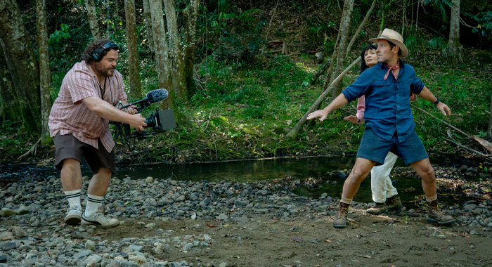 Jack Black and Paul Rudd in Anaconda (2025)