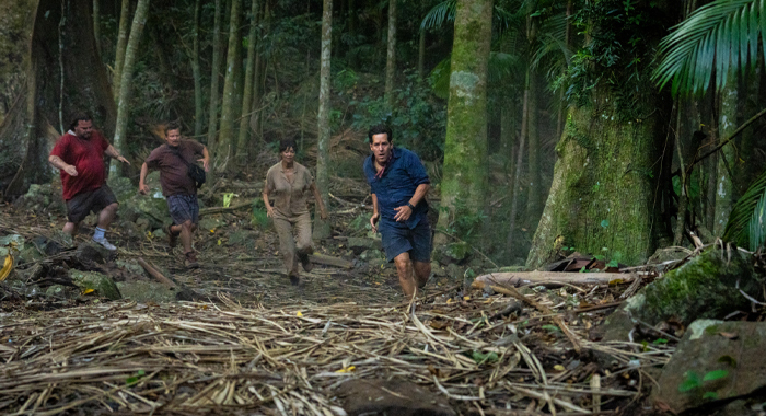 Jack Black, Steve Zahn, Thandiwe Newton, and Paul Rudd in Anaconda (2025)