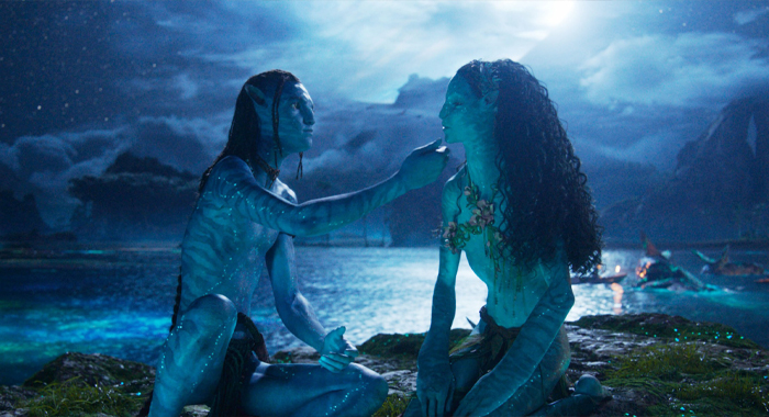 Britain Dalton and Bailey Bass in Avatar: Fire and Ash (2025)