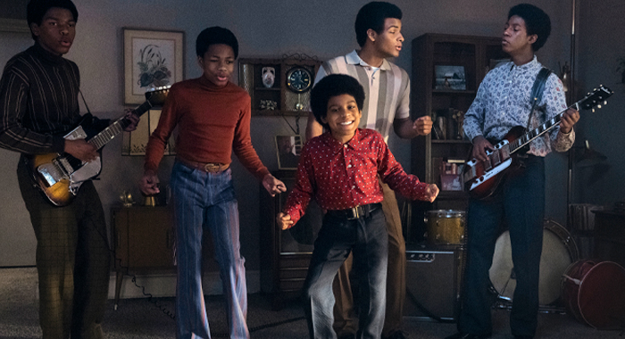 Image of the Jackson 5 from Michael (2026)