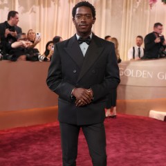 Damson Idris attends the 83rd annual Golden Globe Awards at The Beverly Hilton on January 11, 2026 in Beverly Hills, California. (Photo by Kevin Mazur/Getty Images)