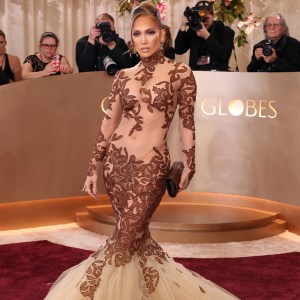 Jennifer Lopez attends the 83rd Annual Golden Globe Awards at The Beverly Hilton on January 11, 2026 in Beverly Hills, California. (Photo by Monica Schipper/Getty Images)