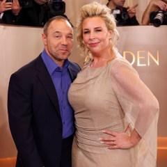 Stephen Graham and Hannah Walters attend the 83rd Annual Golden Globe Awards at The Beverly Hilton on January 11, 2026 in Beverly Hills, California. (Photo by Amy Sussman/Getty Images)