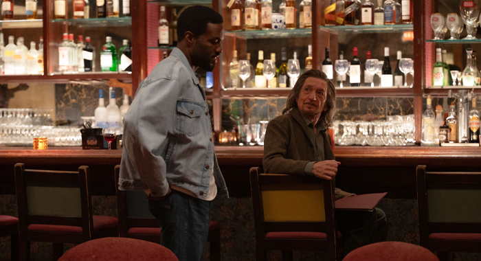 Yahya Abdul-Mateen II and Ben Kingsley in Wonder Man (2026)