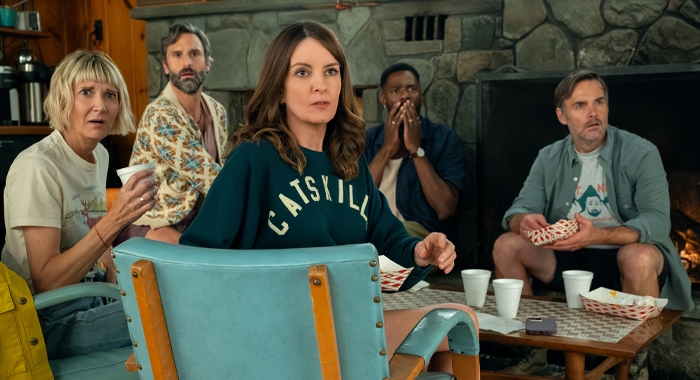 Kerri Kenney-Silver, Marco Calvani, Tina Fey, Colman Domingo, and Will Forte in The Four Seasons: Season 2 (2026)