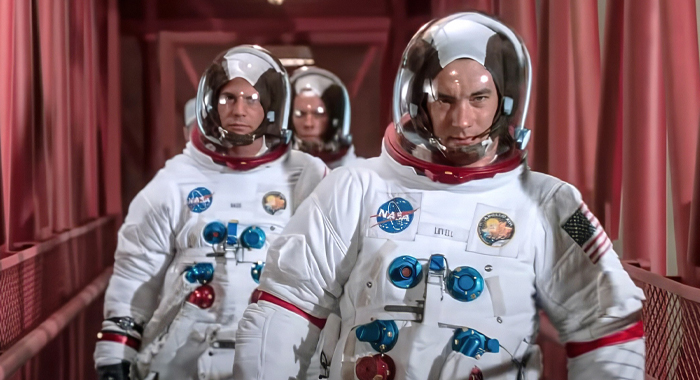 Tom Hanks, Bill Paxton, and Kevin Bacon in Apollo 13 (1995)