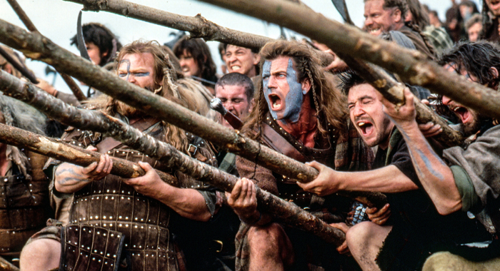 Mel Gibson in Braveheart (1995)