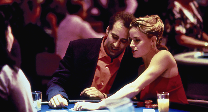 Nicolas Cage and Elisabeth Shue in Leaving Las Vegas (1995)