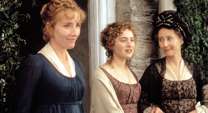 Emma Thompson, Kate Winslet, and Gemma Jones in Sense and Sensibility (1995)