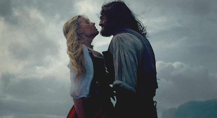 Margot Robbie and Jacob Elordi in Wuthering Heights (2026)