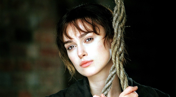 PRIDE AND PREJUDICE, Keira Knightley, 2005, (c) Focus Features/courtesy Everett Collection