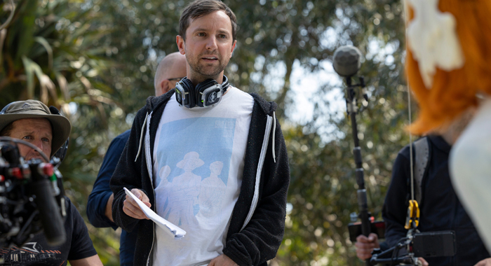 Executive Producer/Showrunner Joe Tracz on the set of One Piece: Into the Grand Line (2026)