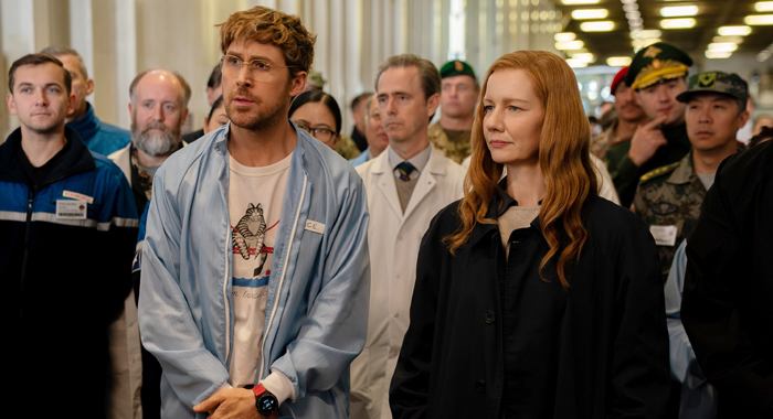 Ryan Gosling and Sandra Hüller in Project Hail Mary (2026)