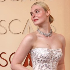 Elle Fanning attends the 98th Oscars at Dolby Theatre on March 15, 2026 in Hollywood, California. (Photo by Frazer Harrison/WireImage)