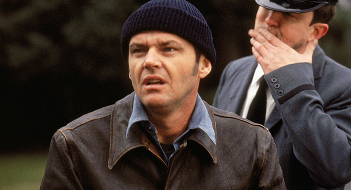 Jack Nicholson in One Flew Over the Cuckoo's Nest (1975)