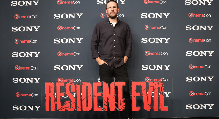 Writer-director Zach Cregger at a photo call for Resident Evil (2026)