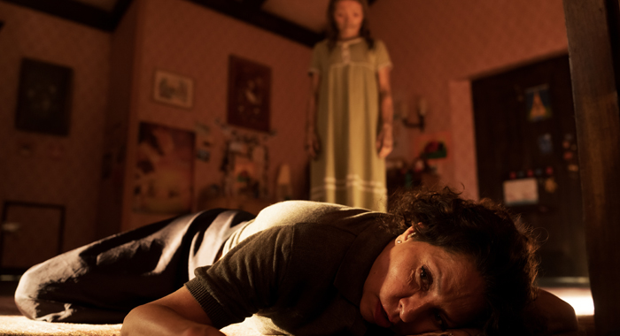 Natalie Grace and Veronica Falcon in Lee Cronin's The Mummy (2026)