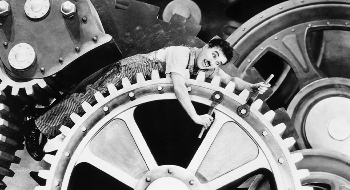 Charlie Chaplin in Modern Times (1936)