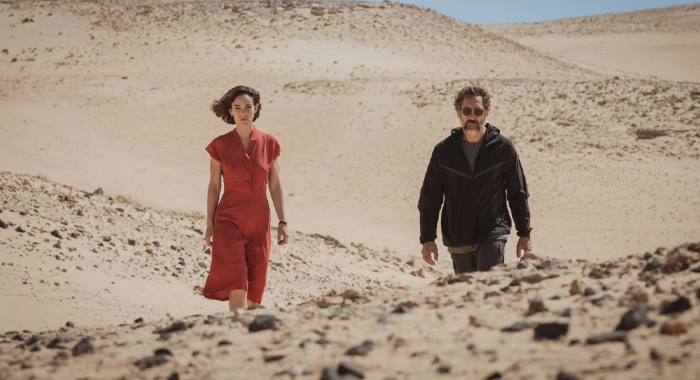 Javier Bardem and Victoria Luengo in The Beloved (2026)