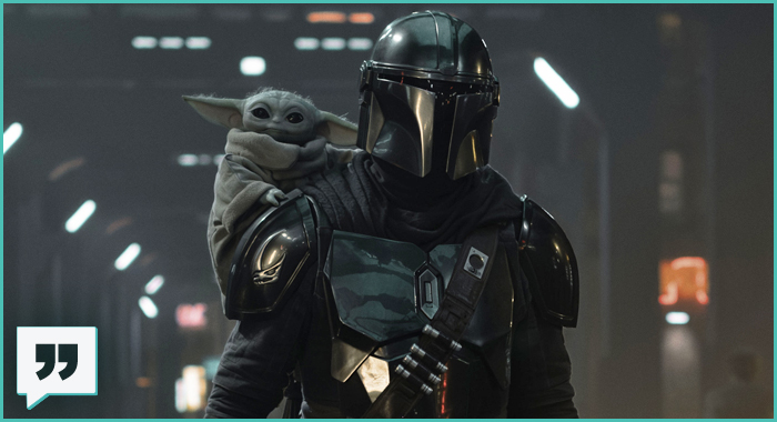 Pedro Pascal and Grogu in Star Wars: The Mandalorian and Grogu (2026)