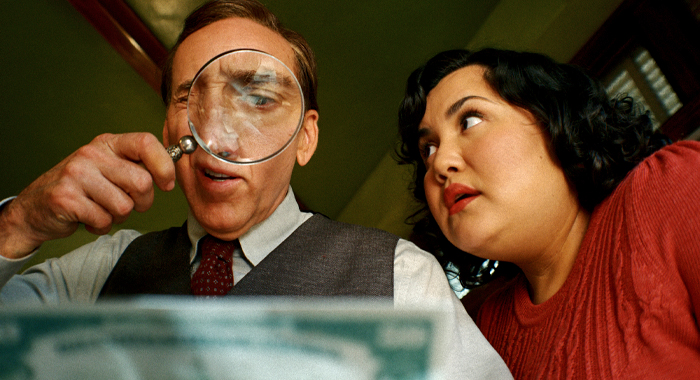 Nicolas Cage and Karen Rodriguez in Spider-Noir: Season 1 (2026)