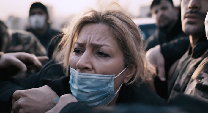 Still from AI film Dreams of Violets