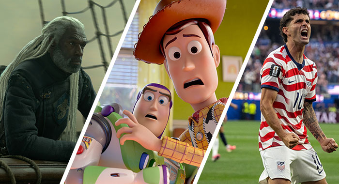 Images of House of the Dragon, Toy Story 5, Christian Pulisic