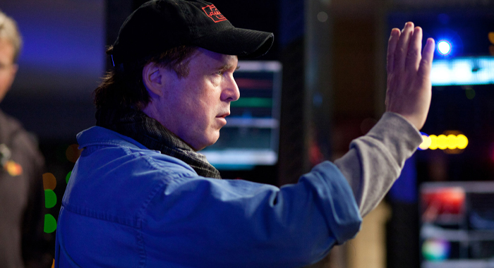 Brad Bird on the set of Mission: Impossible - Ghost Protocol (2011)