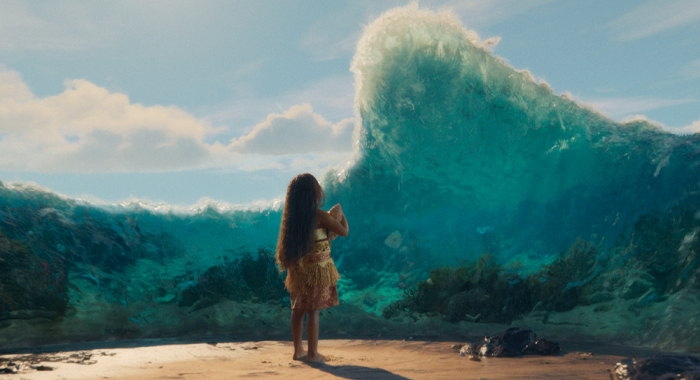 Emma Puahi-Shapazian as young Moana in Moana (2026)