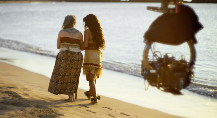 Rena Owen and Catherine Laga'aia in Moana (2026)