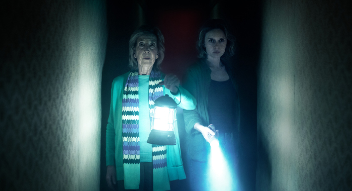Lin Shaye and Amelia Eve in Insidious: Out of the Further (2026)