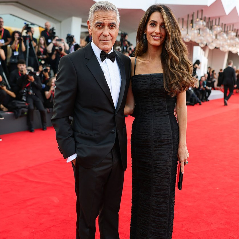 VENICE, ITALY - SEPTEMBER 02: George Clooney and Amal Clooney attend the "Ink" Screening & Opening Ceremony during The 83rd Venice International Film Festival at Sala Grande on September 02, 2026 in Venice, Italy. Andreas Rentz/Getty Images for Peugeot
