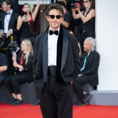 Jonathan Bailey attends the Ink red carpet of the opening ceremony of the 83rd Venice International Film Festival Venice Italy 2026/09/02. (Photo by Laurent Hou / Hans Lucas / AFP via Getty Images)