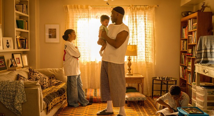Adia, Mahershala Ali, and Jahleel Kamara in Your Mother Your Mother Your Mother (2026)
