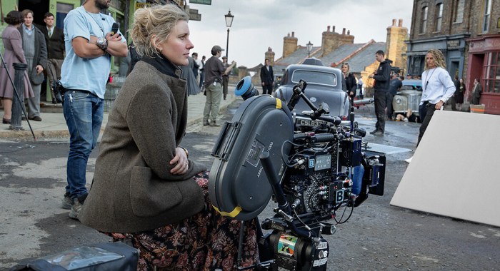Greta Gerwig on the set of Narnia: The Magician's Nephew (2027)
