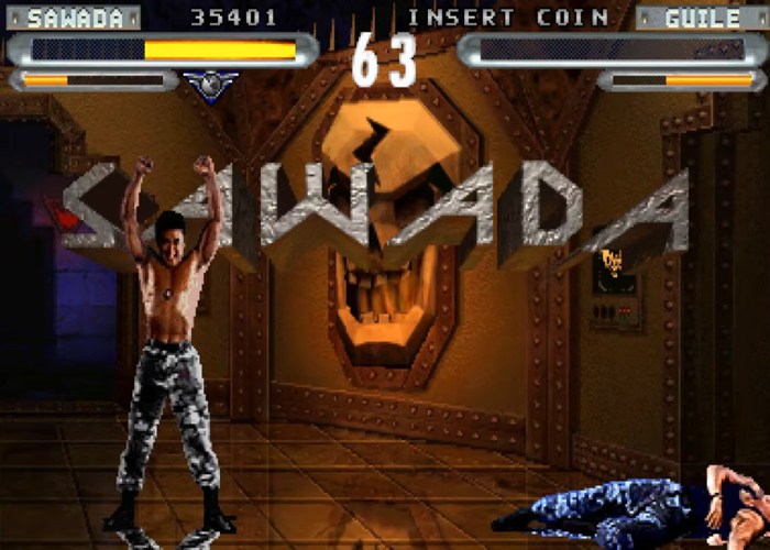 Image from the video game Street Fighter: The Movie